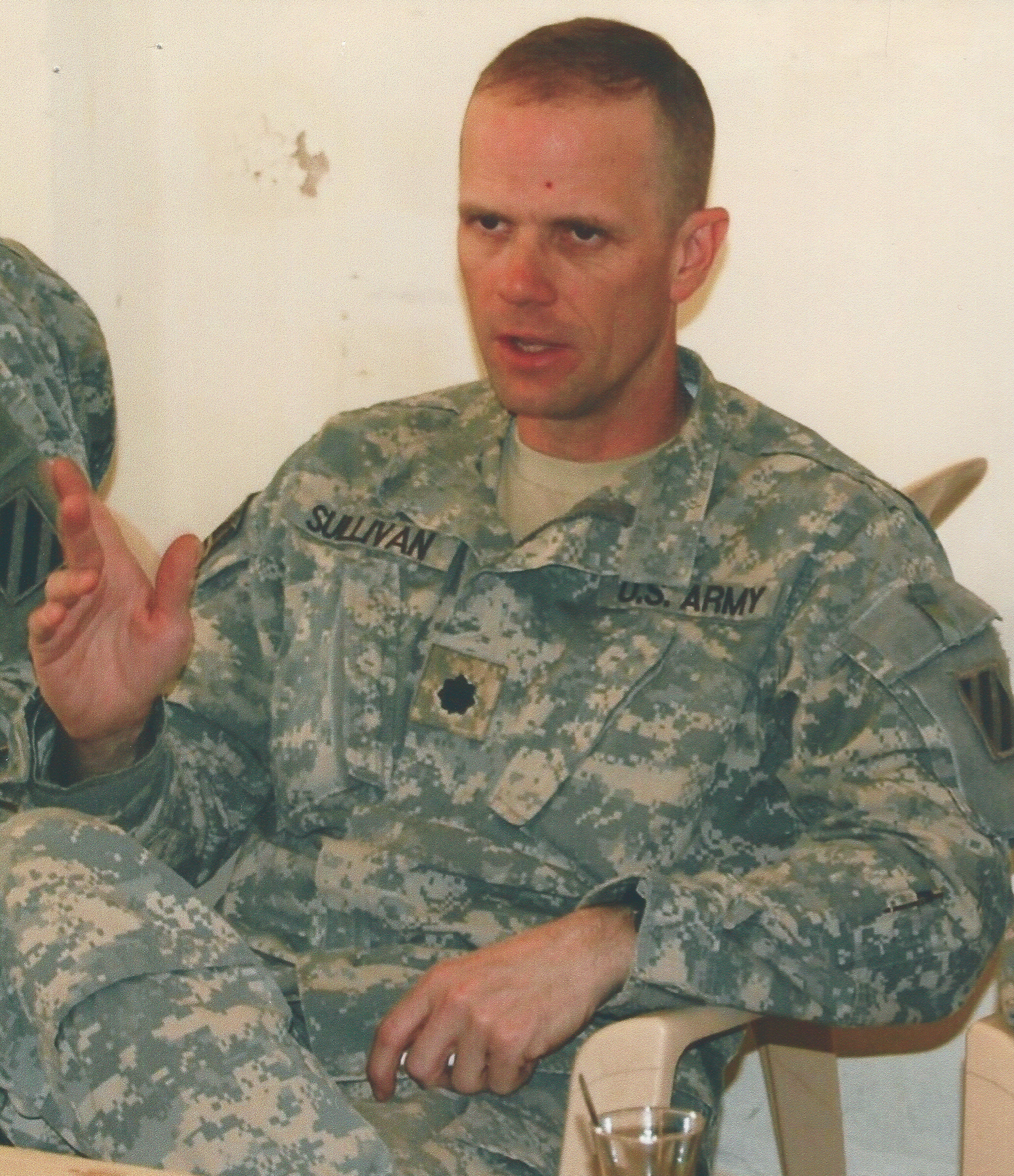 LTC Mark Sullivan in Iraq during OIF